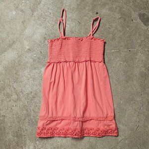 D-Signed Coral Tunic Top - Medium Child Size